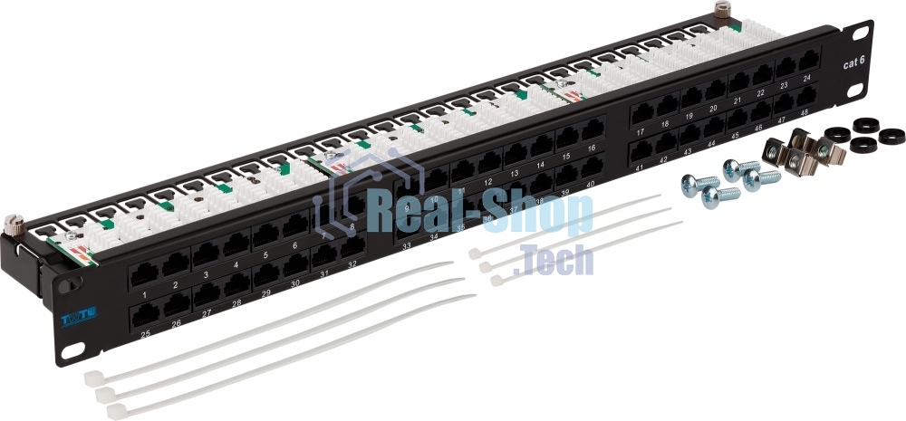 Патч-панель Lanmaster TWT-PP48/1U-U6 19
