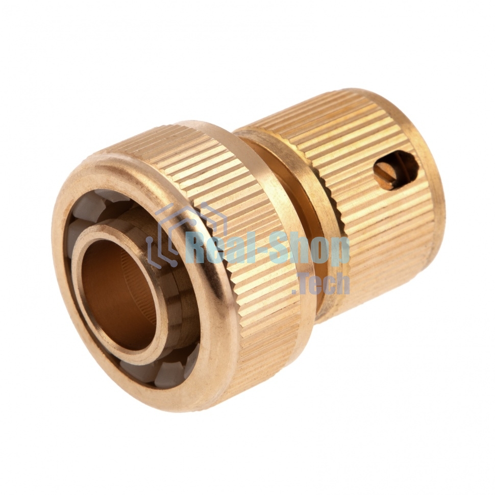 Соединитель латунный быстросъемный для шланга Palisad 3/4