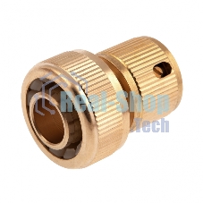 Соединитель латунный быстросъемный для шланга Palisad 3/4