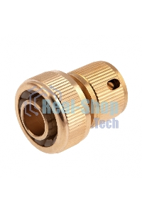 Соединитель латунный быстросъемный для шланга Palisad 3/4
