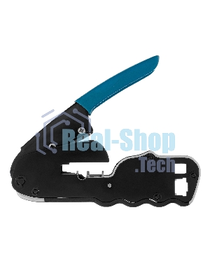 Клещи для обжима телефонных и компьютерных клемм Gross RJ45, 8P и RJ11/12, 6P, компакт., CAT5