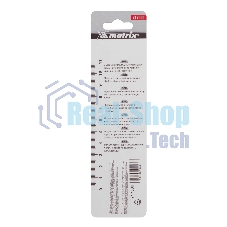 Сверло по металлу Matrix, 5 мм, HSS, нитридтитановое покрытие, цилиндрический хвостовик