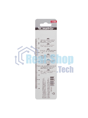 Сверло по металлу Matrix, 5 мм, HSS, нитридтитановое покрытие, цилиндрический хвостовик