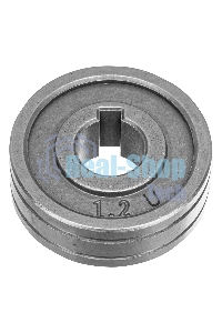 Подающий ролик Denzel U профиль под алюминиевую проволоку 1,0-1,2 мм, 2 шт