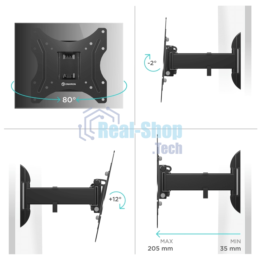 Кронштейн ONKRON M2S для телевизора 17