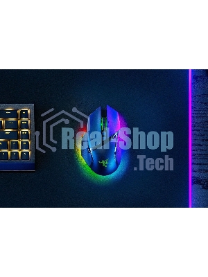 Мышь беспроводная/проводная Razer Basilisk V3 Pro 35K черный, 35000 dpi, радиоканал, Bluetooth, USB, кнопки - 11