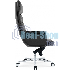 Кресло руководителя Cactus CS-LBK-AMSTERDAM кожа, крестов. алюминий