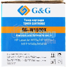 Картридж лазерный G&G GG-W1500X (W1500X) черный (2000 стр.) для HP LaserJet M111a/M111w/MFP M141a/M141W