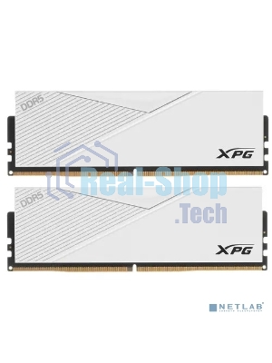 Оперативная память XPG Lancer, DDR5, 32GB (2x16GB), 6000MHz, CL30, DIMM, с радиаторами, белый