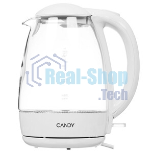 Чайник электрический Candy CK-300 1.8л. 2200Вт белый корпус: Металл/стекло/пластик