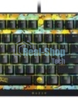Клавиатура Razer BlackWidow V4 X Green Switch Pokemon Kanto Starters Edition проводная, USB Type-A, желтый