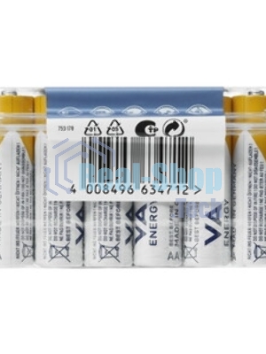 Батарейка Varta ENERGY LR6 AA BL10 Alkaline 1.5V (4106) (10/200/36000) (10 шт.)