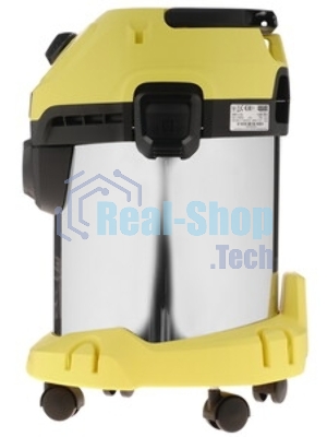 Строительный пылесос Karcher WD 3 S V-17/4/20 желтый, 1000 Вт, уборка сухая/сбор воды, пылесборник мешок/контейнер, 17 л