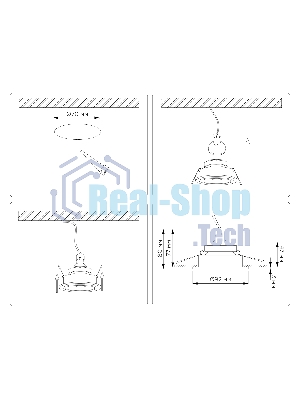 Встраиваемый точечный светильник Ambrella light TN102825 BK/GD черный/золото GU5.3 D92*50