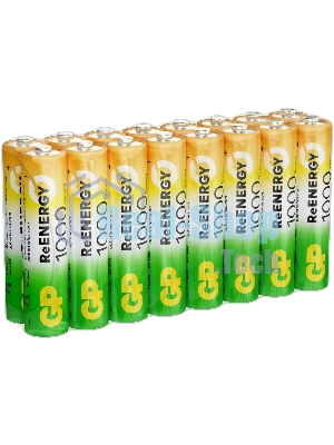 Аккумулятор GP 100AAAHCRGY-B AAA NiMH 1000mAh (16шт) спайка