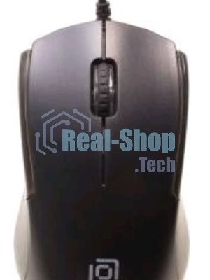 Мышь проводная Oklick 245M черный, 1000 dpi, USB, кнопки - 3