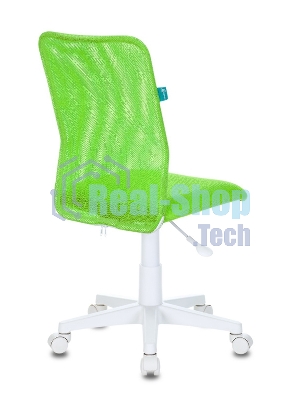 Кресло Бюрократ KD-9 салатовый, сетка, 120 кг