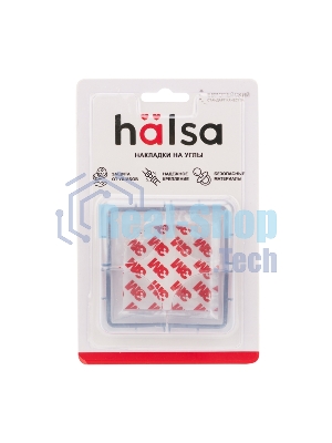 Прозрачные треугольные накладки-протекторы для мебели (4.3*4.3*2.1 см). 4 шт. 