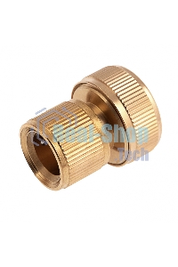Соединитель латунный быстросъемный для шланга Palisad 3/4