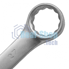 Ключ комбинированный Matrix 27 мм, CrV, матовый хром