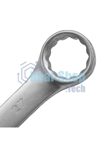 Ключ Matrix комбинированный, 27 мм, CrV, матовый хром