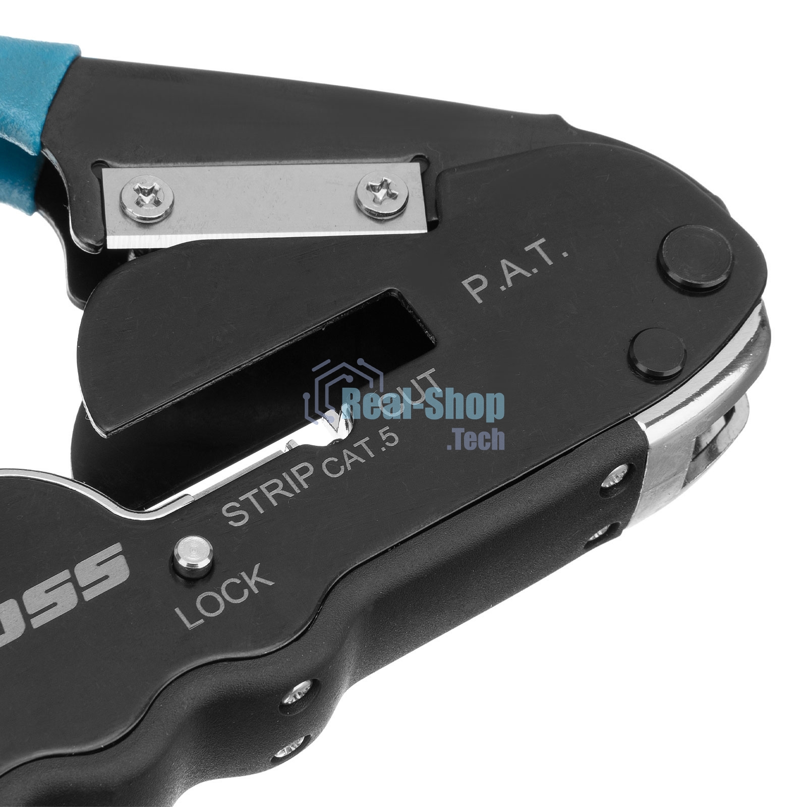 Клещи для обжима телефонных и компьютерных клемм Gross RJ45, 8P и RJ11/12, 6P, компакт., CAT5