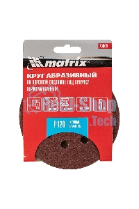 Круг абразивный Matrix на ворсовой подложке под 