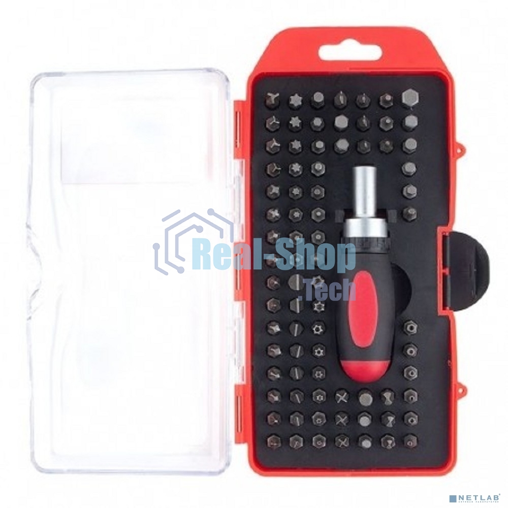 Отвертка с набором бит Cablexpert TK-SD-371 (79 предметов)