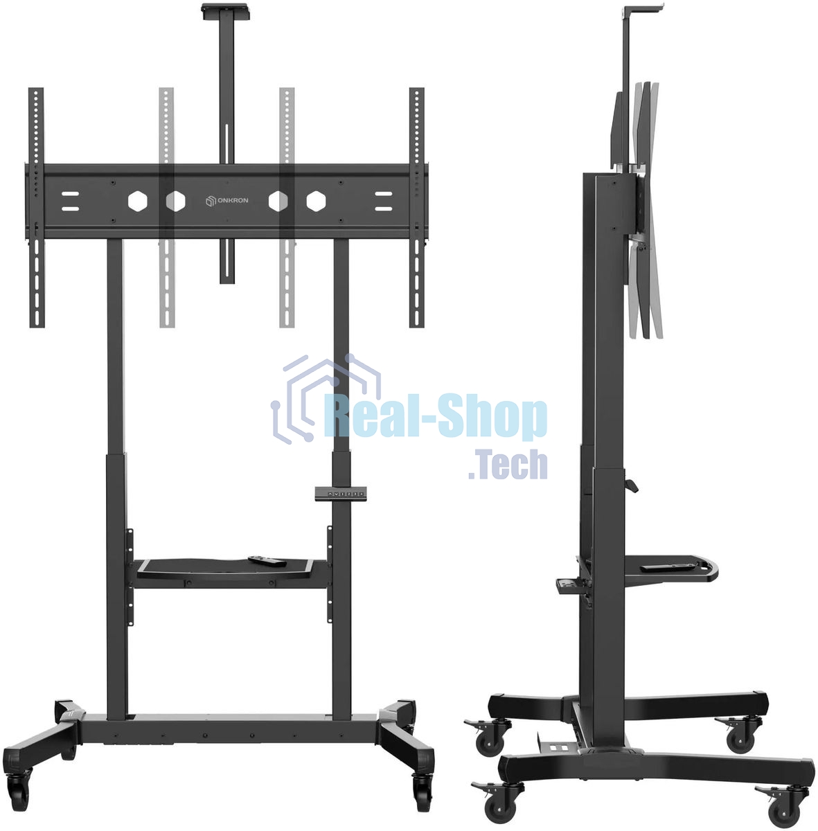 Мобильная стойка МОТОРИЗОВАННАЯ ONKRON на 1 ТВ/50-100