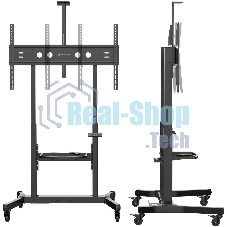 Мобильная стойка МОТОРИЗОВАННАЯ ONKRON на 1 ТВ/50-100