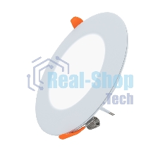 Панель светодиодная встраиваемая круглая 12Вт 230В 4000К 960Лм 145мм белая IP20 LAMPER