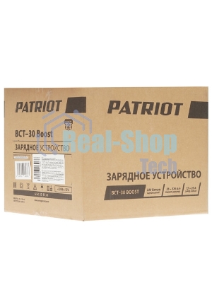 Устройство пуско-зарядное PATRIOT BCT-30 Boost 220В±15% 900Вт 12/24В зарядmax23А 55-270А/ч 7.3кг