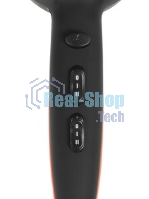 Фен Василиса ФН6-2200 черный/малиновый, 2200 Вт, ионизация