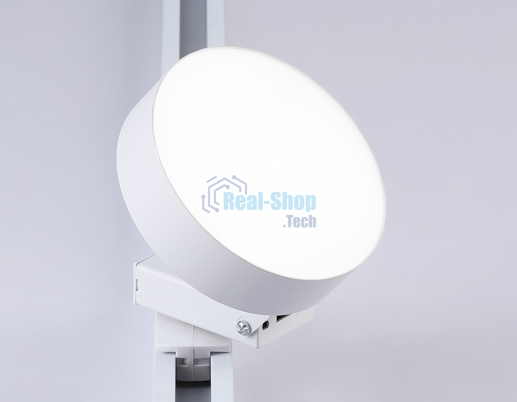 Трековый однофазный светодиодный светильник Ambrella light GL6837 WH белый LED 15W 4200K D115*80