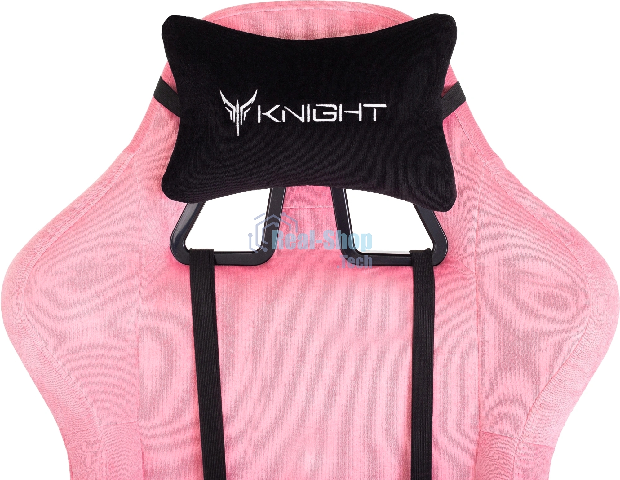 Кресло Knight Terminator розовый, велюр, 120 кг, механизм качания