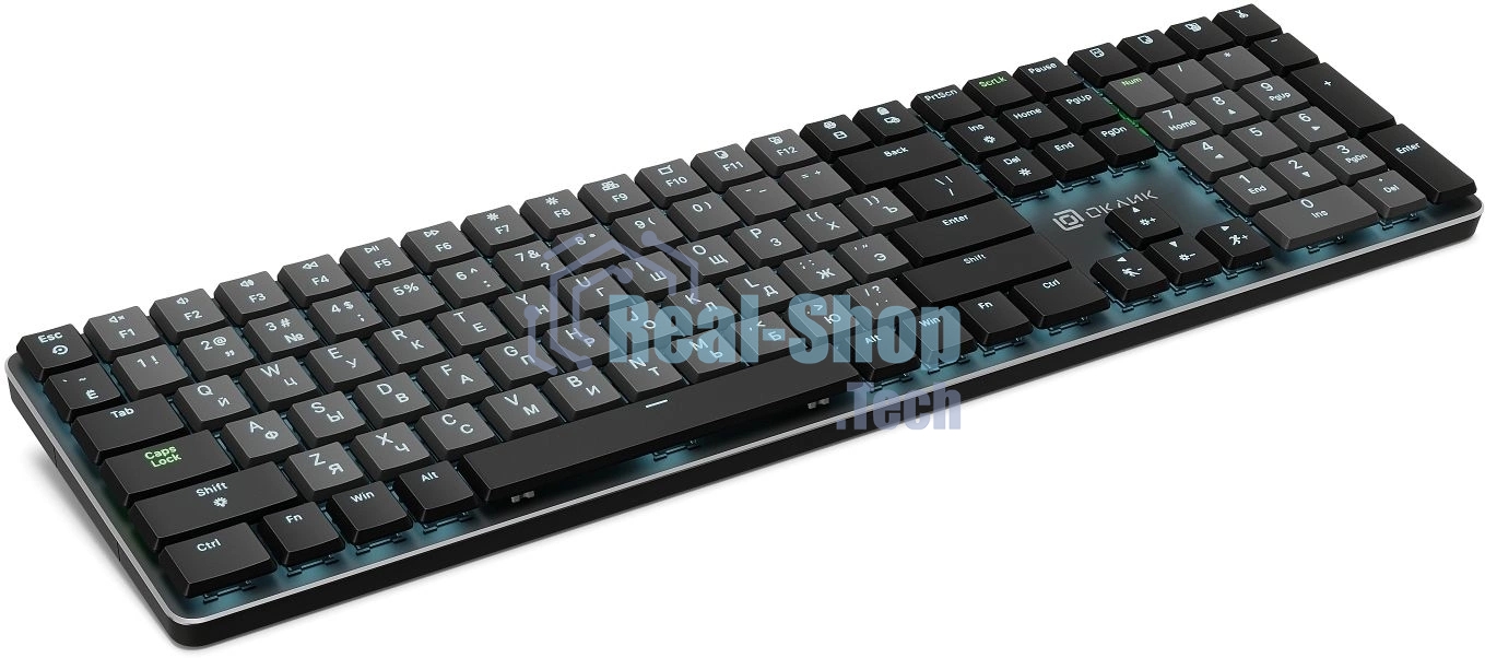 Клавиатура Oklick K953X проводная, USB Type-A, чёрный