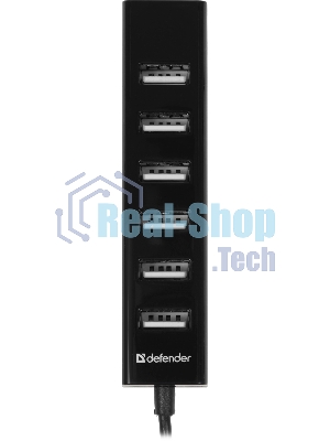 USB-концентратор Defender Quadro Swift, USB 2.0, USB 7 портов, USB