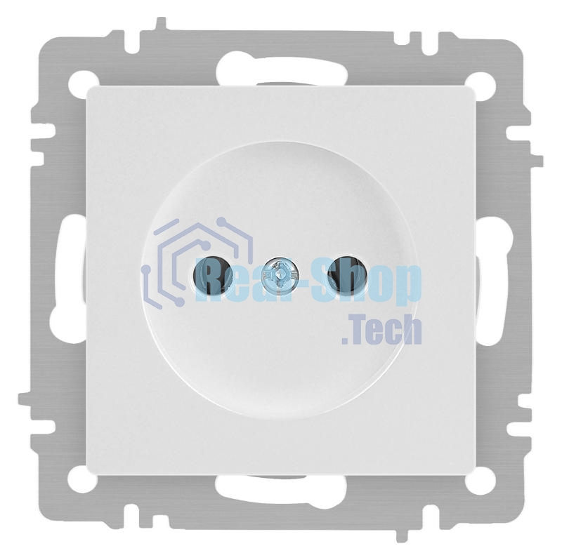 Розетка Intro Accent 6-201-01 2Р 16А-250В IP20 СУ AL/CU белый Б0063653