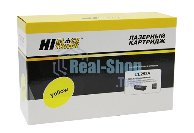 Картридж лазерный Hi-Black CE252A YELLOW для HP CLJ CP3525/3530 CM3525/3530 ресурс 7000 стр. с чипом