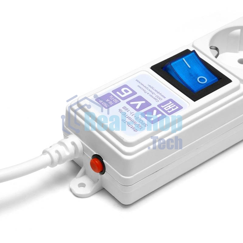 Сетевой фильтр Power Cube 1,9 м 6 розеток (белый) 16B/3,5 кВт