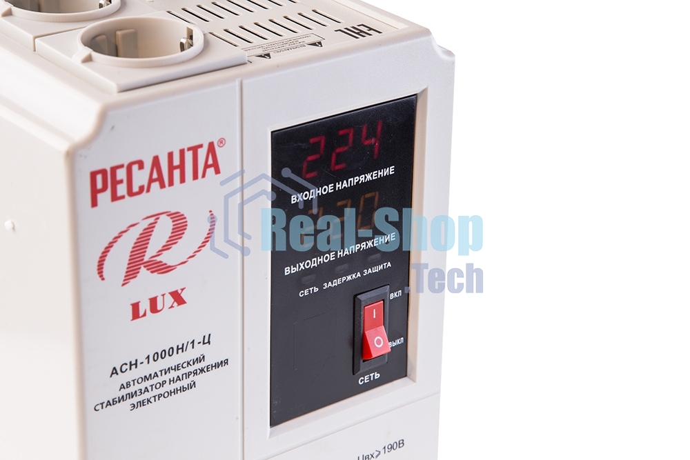Стабилизатор напряжения Ресанта АСН-1000Н/1-Ц электронный однофазный серый