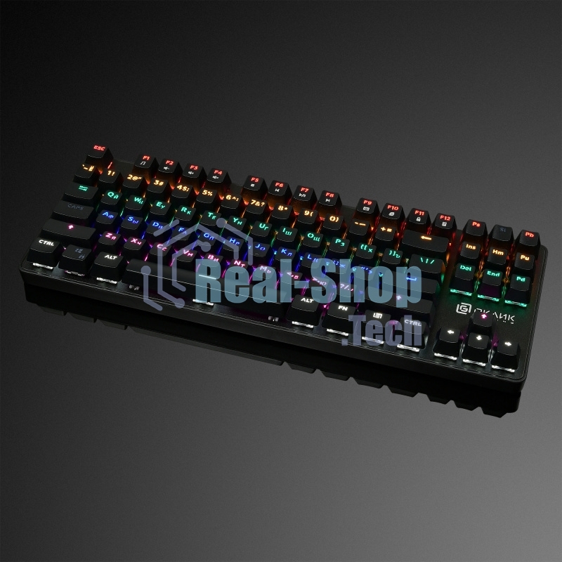 Клавиатура проводная Oklick 969G SHOTGUN, USB, черный