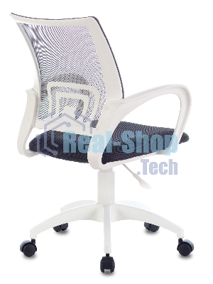 Кресло Бюрократ CH-W695NLT TW-04 TW-12 темно-серый, сетка/ткань, 120 кг, механизм качания