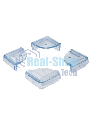 Прозрачные треугольные накладки-протекторы для мебели (4.3*4.3*2.1 см). 4 шт. 