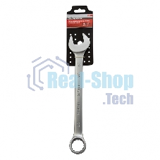 Ключ Matrix комбинированный, 27 мм, CrV, матовый хром