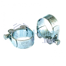 Хомуты металлические Сибртех, силовые 36-39 мм, ширина 20 мм, шарнирные, W1, 2 шт. 47523