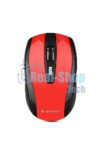 Мышь беспроводная Gembird MUSW-330-3 красный, 2400 dpi, радиоканал, USB, кнопки - 6