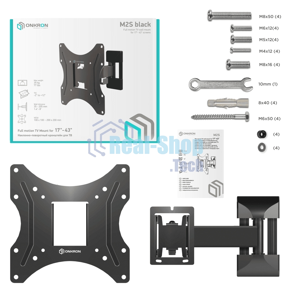 Кронштейн ONKRON M2S для телевизора 17