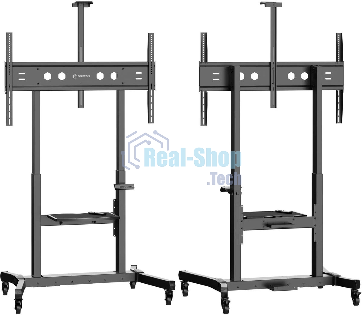 Мобильная стойка МОТОРИЗОВАННАЯ ONKRON на 1 ТВ/50-100