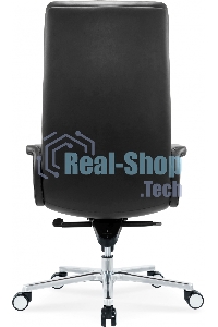 Кресло руководителя Cactus CS-LBK-AMSTERDAM кожа, крестов. алюминий